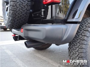Jeep Wrangler JL Performance Exhaust System - Dual Split Cat-Back - Black Ceramic - 3.6L